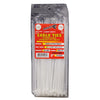 Tool City  8.1 in. L White  Cable Tie  100 pk