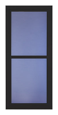 Easy Vent Selection Storm Door, Full-View Glass, Black, 36 x 81-In.