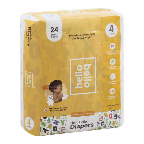 Hola Bello - Diapr Alph Sp Sz4 22/37lb - 1-24 CT por unidad