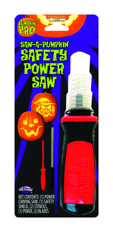 Pumpkin Pro Black Pumpkin Master Halloween Safety Power Saw 10-7/8 L x 2 W in.