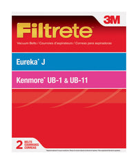 3M  Filtrete  Vacuum Belt  For 3M Eureka J/Kenmore UB-1 / UB-11 2 pk