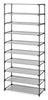 Whitmor 6262-7968 12" X 24.5" X 60" 10 Tier Gray Spacemaker Multi-Functional Shelving Unit