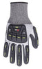 CLC Unisex Dipped Cut and Impact Resistant Gloves Black/Gray M 1 pair