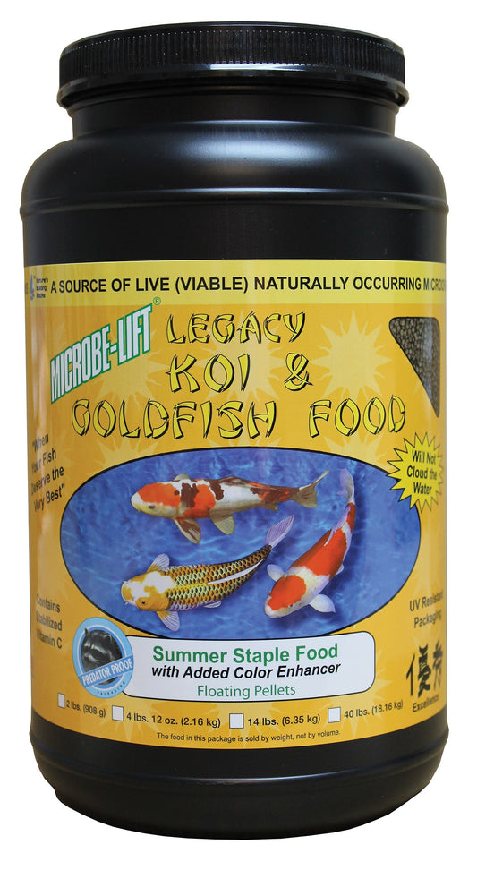 Microbe Lift MLLSSMD 2 Lbs Koi Legacy™ Summer Staple Food (Pack of 6)