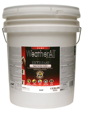 Extreme Exterior Paint/Primer In One, Pastel Base, 5-Gal.
