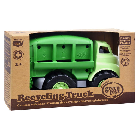 Green Toys Rtk01r Green Recycling Truck Toy