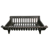 Cast Iron Fireplace Grate, Black, 18-In.
