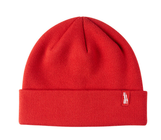 Milwaukee  Cuffed  Beanie  Red  One Size Fits Most