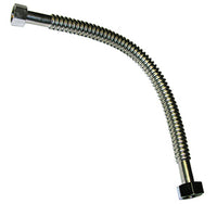 Magna Flex Water Heater Connector, Stainless Steel, 3/4 x 3/4 x 24-In.