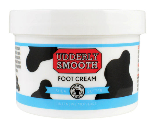 Redex Udderly Smooth Lightly Scented and Greaseless Unisex Softening Foot Cream 8 oz.