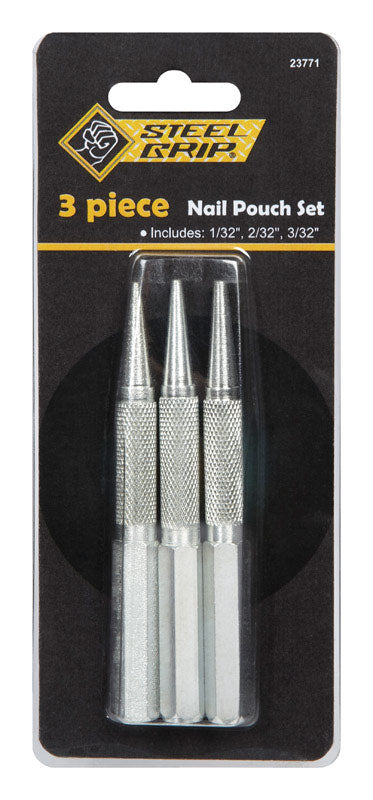 Steel Grip 3 pc. Nail Setter Set (Pack of 8)