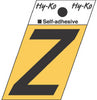 Hy-Ko 1-1/2 in. Black Aluminum Letter Z Self-Adhesive 1 pc. (Pack of 10)
