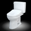 TOTO® WASHLET+®  Drake® II Two-Piece Elongated 1.28 GPF Toilet and WASHLET+® S550e Contemporary Bidet Seat, Cotton White - MW4543056CEFG#01