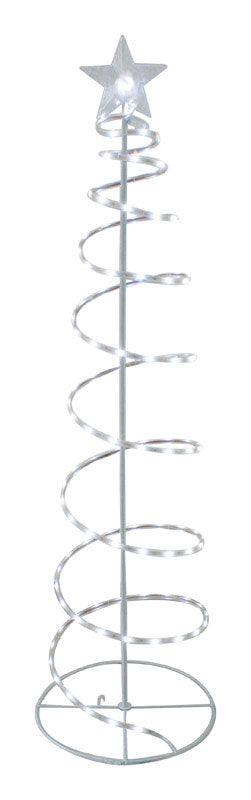 Sienna  Tape Light  LED Spiral Tree  White  Metal  1 pk