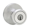 Kwikset  Mobile Home  Satin Chrome  Entry Knobs  ANSI/BHMA Grade 3  1-3/4 in.
