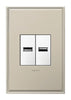 Legrand Adorne 2.1 amps 125 V White USB Charging Ports 5-15R 1 pk