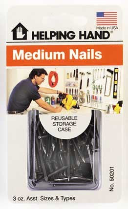 Helping Hand 50201 Medium Nails Assortment (Pack of 3)