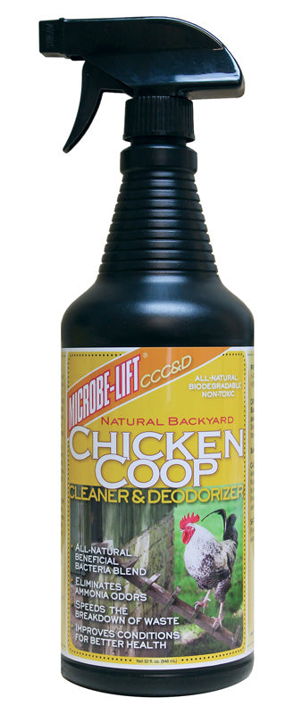 Microbe Lift CCC&D32 32 Oz Chicken Coop Cleaner & Deodorizer