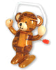 Z WindUps 70900 3" X 2" X 3" Teddy The Wind Up Jump Rope Bear