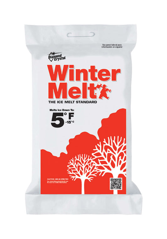 Diamond Crystal Ice Melter Bag Melts Effectively To 5 Degrees F Bagged 10 Lbs.