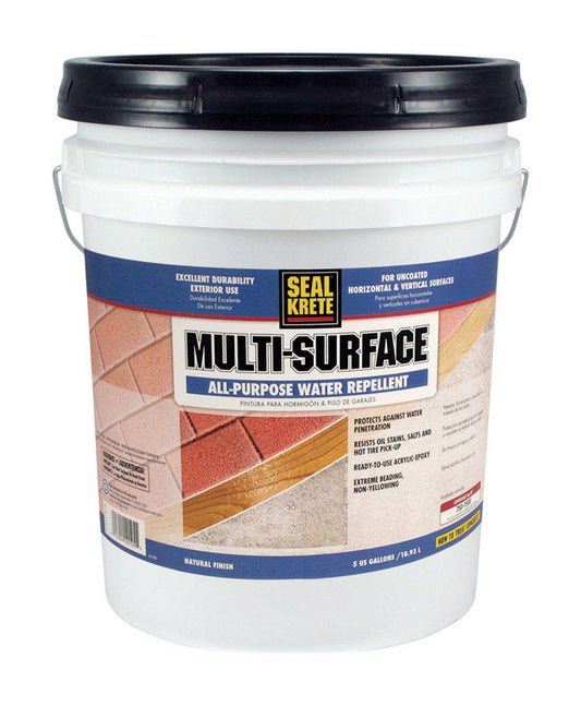 Seal-Krete  Smooth  Clear  Water Repellent Seal  5 gal.