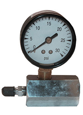 Gas Test Gauge, 0 To 30 PSI, 3/4-In. IPT