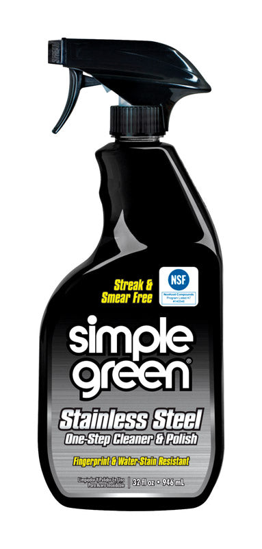 Simple Green No Scent Stainless Steel Cleaner 32 oz Liquid