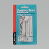 Ultra Hardware 2 in. H X 5 in. L Satin Nickel Steel Chain Door Guard