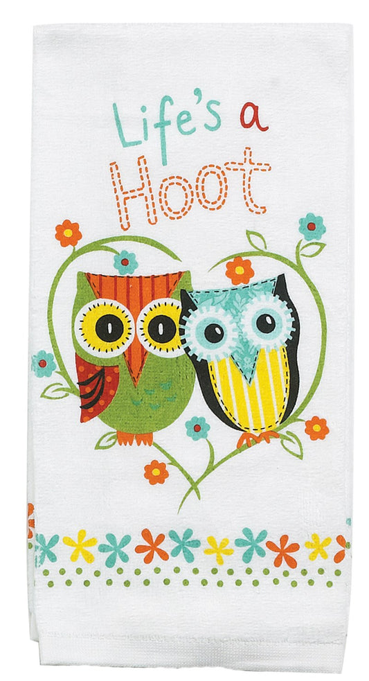 Kay Dee R1230 Life'S A Hoot Terry Kitchen Towel (Pack of 6)
