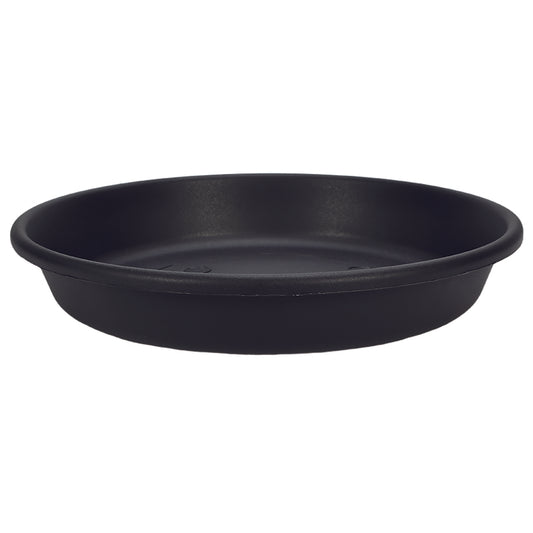 HC Companies Classic 3.63 in. H X 21.13 in. D Plastic Traditional Plant Saucer Black