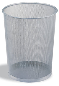 Organize It All 01787W-T Titanium Round Wastebasket
