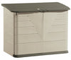 Rubbermaid 4 ft. x 2 ft. Plastic Horizontal Storage Shed with Floor Kit