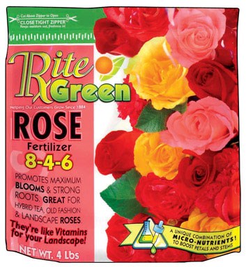 Rite Green Rose Fertilizer 8-4-6 Granules 4 Lb.