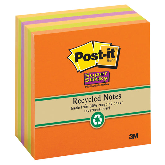 Post-it Bali 3 in.   W X 3 in.   L Assorted Sticky Notes 6 pad