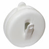 Dyno White Plastic 2-1/2 Dia. in. Magnetic Wreath Hanger 4 lbs. Capacity