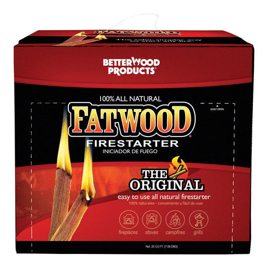 Better Wood Products Fatwood Fire Starter 0.25 cu ft