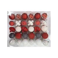 Celebrations Home Assorted Ball Indoor Christmas Decor 2 in. (Pack of 4)