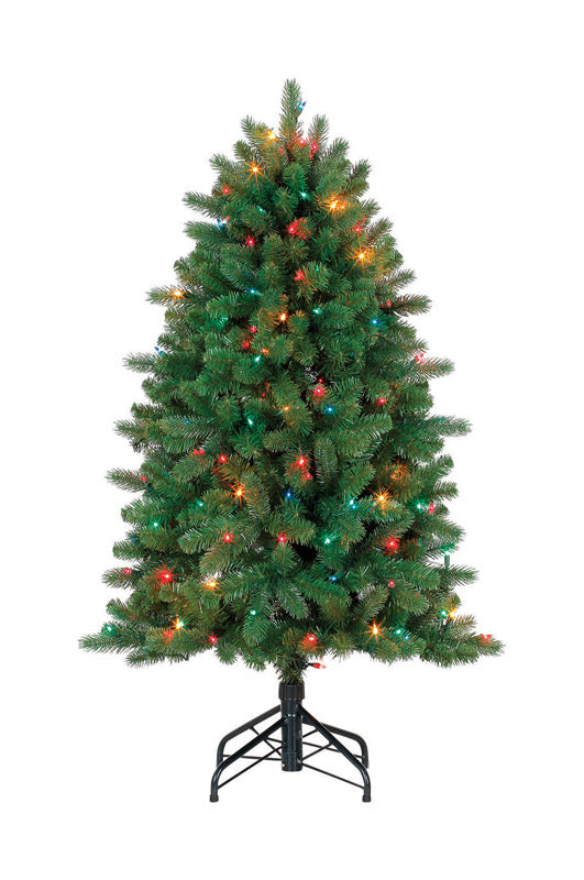 Celebrations 4 ft. Full LED 150 ct Illuminated Grand Fir Color Changing Christmas Tree