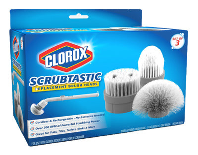 Clorox Scrubtastic Replacement Brush Heads, 3-Pk.