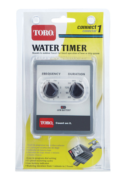 Toro 53746 Drip Battery Operated Hose End Timer