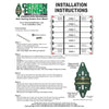 Green Hinge System Steel Commercial Garage Door Hinge