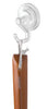 Interdesign 53020 2.75" X 3.5" Large Clear Plastic Suction Hook (Pack of 6)