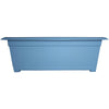 Bloem Dayton Ocean Blue Resin UV-Resistant Deck Planter 9.5 H x 27 W x 11.75 D in.