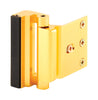 Prime-Line  Bright Brass  Gold  Aluminum  Entry Door Blocker  1 pk