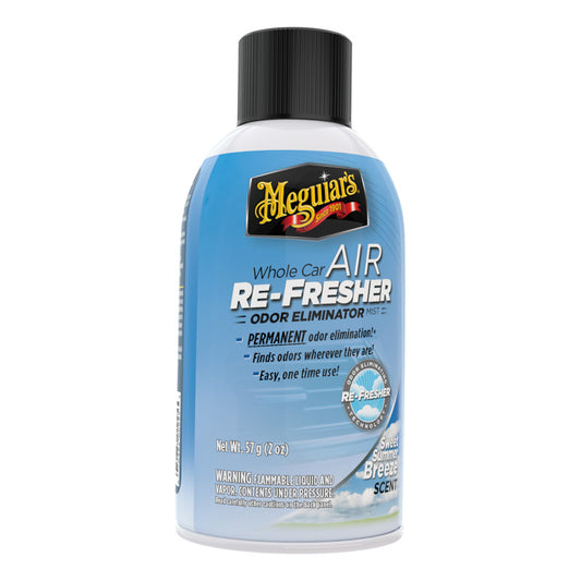 Meguiar's Whole Car Summer Breeze Scent Air Freshener Spray 2.5 oz Aerosol