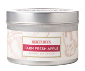 Blyth Home Scents International 115759 5.5 Oz Burt'S Bees Farm Fresh Apple Candle Tin (Pack of 6)