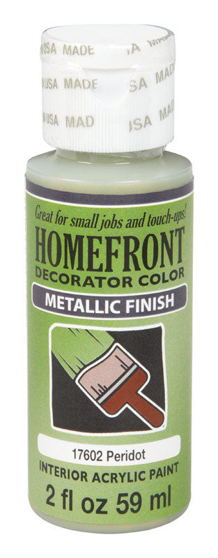Homefront Metallic Peridot Hobby Paint 2 oz. (Pack of 3)