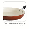 Ceramica 10 in Ceramic Fry Pan - Metallic Copper
