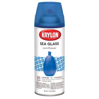 Krylon Sea Glass Semi-Translucent Cornflower Spray  Paint 12 oz (Pack of 6)