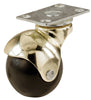 Shepherd Hardware 2 in. D Swivel Rubber Hooded Ball Caster w/Plate 80 lb 1 pk